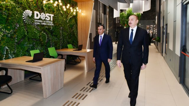 Prezident yeni DOST Mərkəzinin açılışında iştirak etdi - YENİLƏNİB/FOTO