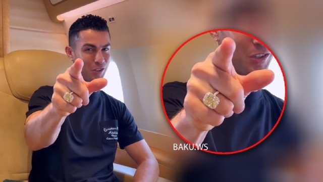 Kriştiano Ronaldonun brilliant üzüyü gündəm oldu - FOTO