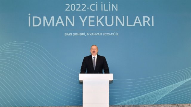 Prezident 2022-ci ilin idman yekunlarına aid mərasimdə iştirak etdi - YENİLƏNİB/FOTO