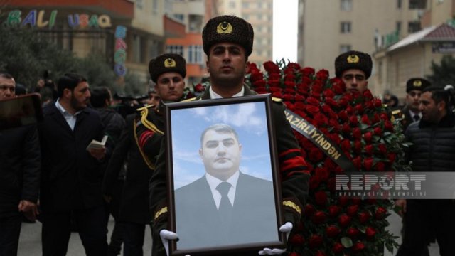 Şəhid Orxan Əsgərov dəfn edildi - FOTOLAR