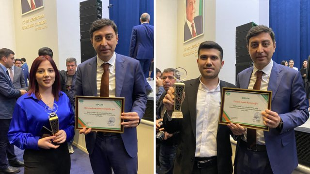 Gənc yazarlara mükafat verildi - FOTOLAR