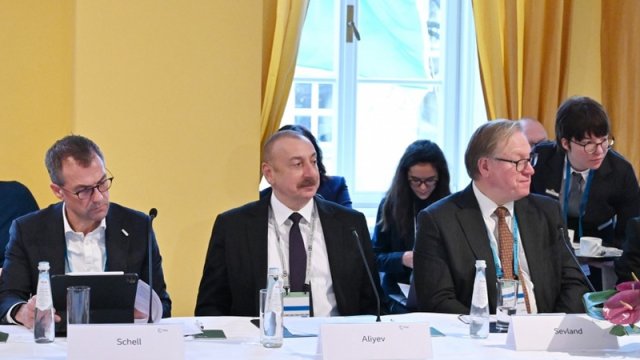 Prezident Münhendə dəyirmi masada iştirak etdi - FOTO/YENİLƏNİB