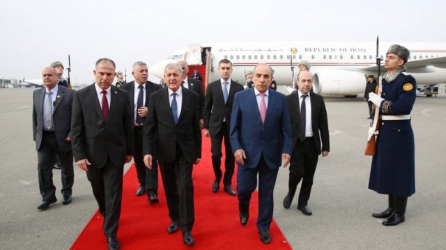 İraq prezidenti Azərbaycana səfərə gəldi