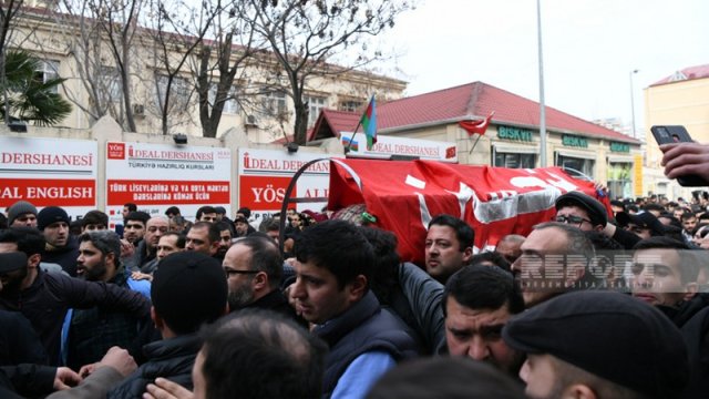 Hacı Şahin dəfn olundu - FOTOLAR