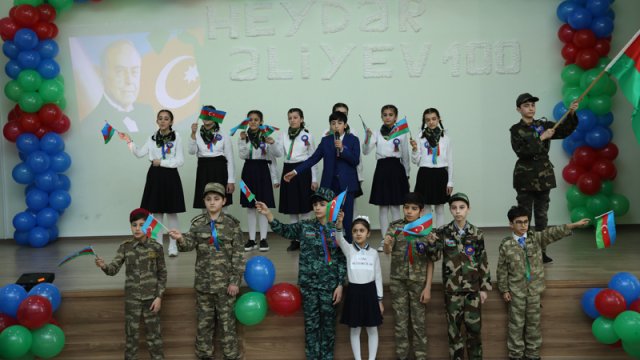 Soltanlı məktəbində Heydər Əliyevin 100 illik yubileyinə həsr olunmuş tədbir keçirildi - FOTO