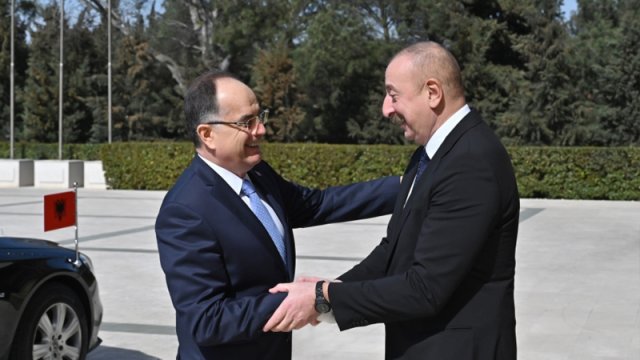 İlham Əliyev Albaniya Prezidenti ilə görüşdü - FOTO/YENİLƏNİB