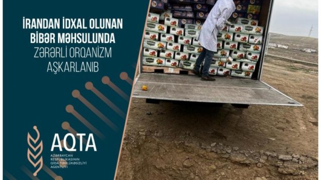 İrandan Azərbaycana gətirilən 5 ton bibər yararsız çıxıb