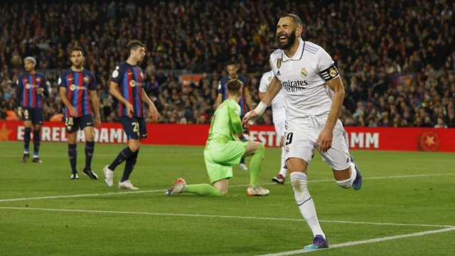 Kərim Benzema “Nou Kamp”da het-trik etməklə tarixə düşüb