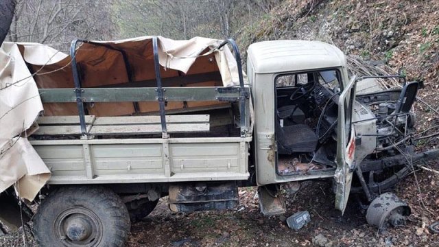 MN: Hərbçilərimiz Ermənistanda istehsal olunan minaya düşüb - FOTOLAR