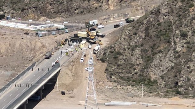 Laçındakı sərhəd-buraxılış məntəqəsindən yeni görüntülər - VİDEO