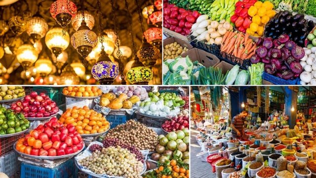 Türkiyənin açıq və qapalı ənənəvi bazarları - FOTOLAR