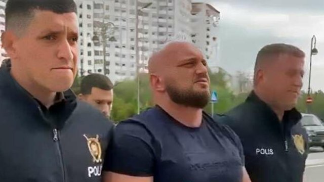 Qazinin çənəsini qıran idmançı belə saxlanıldı - VİDEO