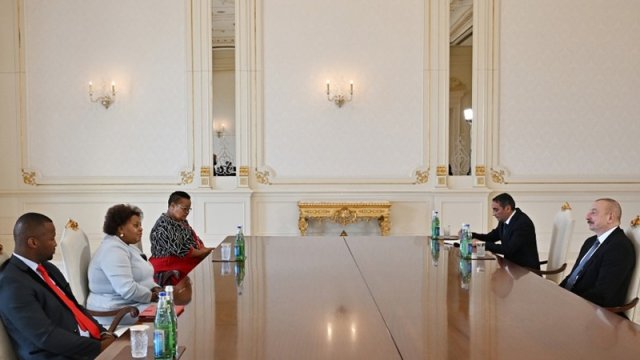 İlham Əliyev CAR-ın Milli Assambleyasının sədrini qəbul etdi