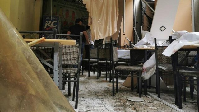 Gəncədə kafeyə partlayıcı maddə atıldı