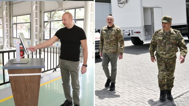 Prezident Kəlbəcər rayonuna səfər edib - YENİLƏNİB/FOTO
