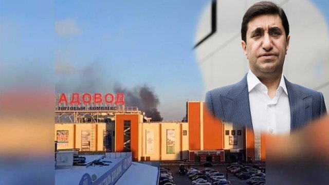 Azərbaycanlı milyarderə məxsus bazarda yanğın - VİDEO
