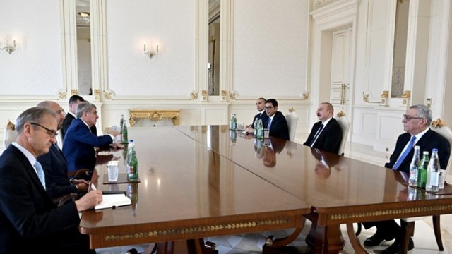 İlham Əliyev BOK prezidentini qəbul etdi - YENİLƏNİB/FOTO