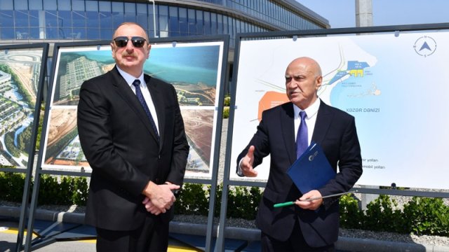 Prezident Ələt Azad İqtisadi Zonasının I mərhələsinin açılışında - FOTOLAR