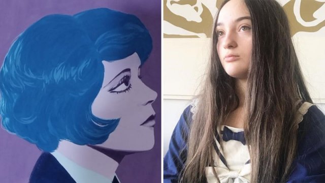 Gənc rəssam Aylinin özünəməxsus yaradıcılıq dünyası - FOTOLAR