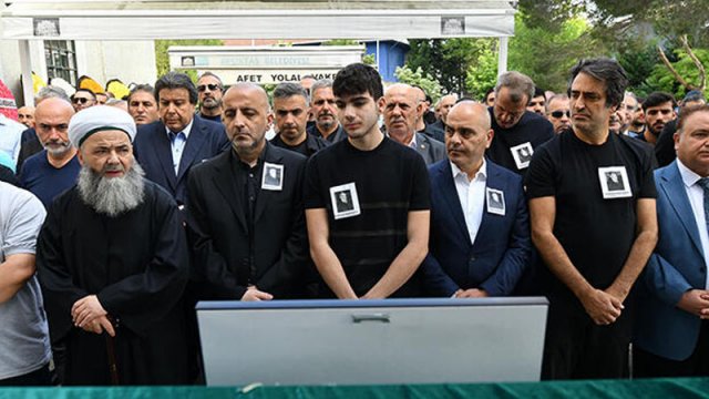 Mübariz Mənsimov atası ilə belə vidalaşdı - FOTOLAR