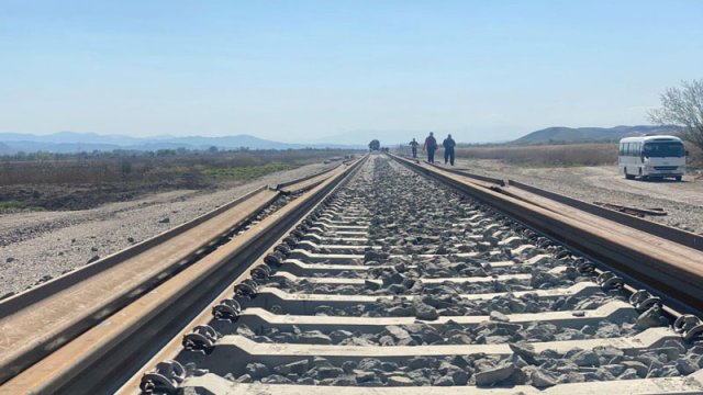 Bakı-Ağstafa dəmir yolu xəttində sel təhlükəsi yaranıb - FOTOLAR