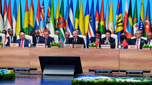 Prezident Qoşulmama Hərəkatının tədbirində çıxış edib - YENİLƏNİB/FOTO/VİDEO