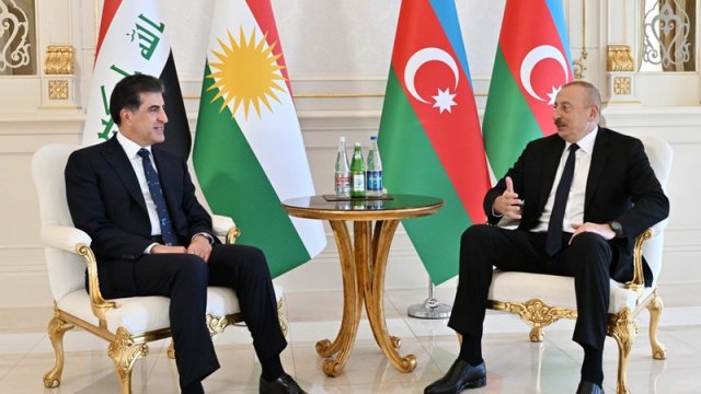 Prezident Neçirvan Bərzanini qəbul etdi - FOTO