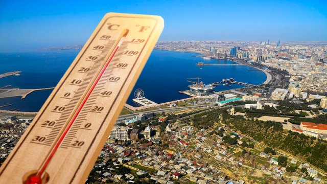 Sabah Bakıda 42 dərəcə isti olacaq