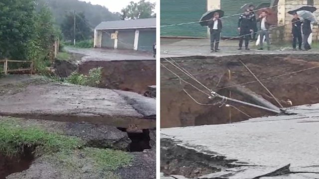 Astarada çay daşıb, bir neçə körpünü sel aparıb - VİDEO