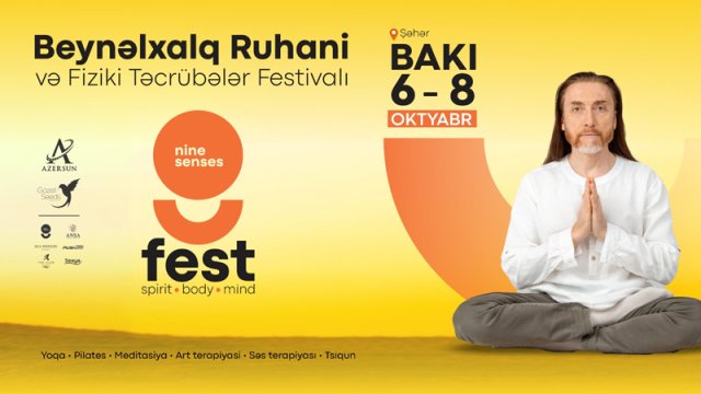 Möhtəşəm “Nine Senses Fest” beynəlxalq festivalının başlamasına sayılı günlər qaldı
