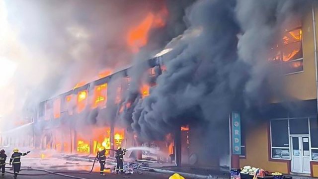 Masallıdakı bazarda baş verən güclü yanğınla bağlı şok iddia