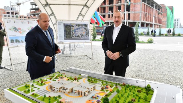 Füzulidə iki kəndin, bağçanın, yaşayış və idman komplekslərinin təməli qoyuldu - YENİLƏNİB