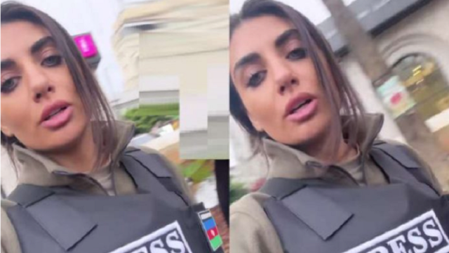 Azərbaycanlı jurnalist canlı yayımda ölümlə üz-üzə qaldı - VİDEO