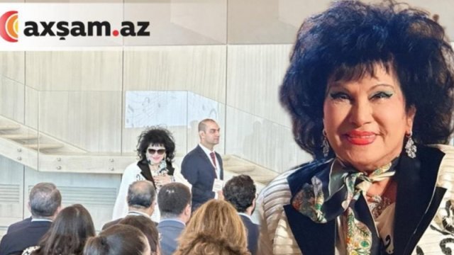 Zeynəb Xanlarova uzun aradan sonra Bakıda görüntüləndi - FOTO/VİDEO