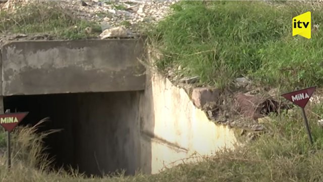 Separatçıların partlayıcılarla dolu yeraltı anbarları üzə çıxdı - VİDEO