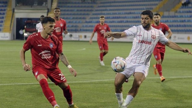 Tovuz stadionunda işıq dirəyi aşdı, 