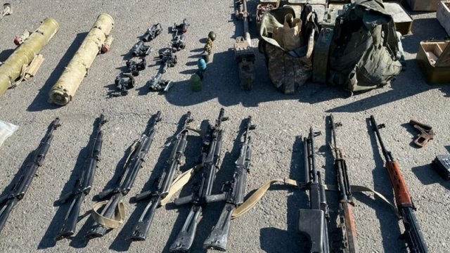 Polis Xankəndi, Ağdərə və Şəmkirdə silah-sursat aşkarladı