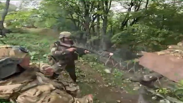 Antiterror tədbirləri zamanı çəkilmiş real döyüş kadrları - VİDEO