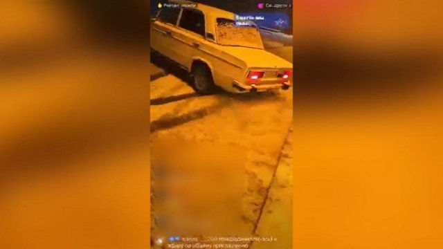 Qarlı havada avtoxuliqanlıq edib sosial şəbəkələrdə paylaşanlar həbs olundu - FOTO/VİDEO