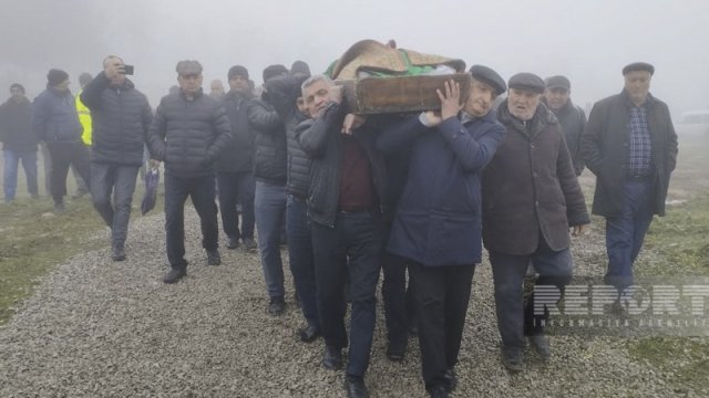 Mövlud Süleymanlı Şamaxıda dəfn olundu - FOTOLAR