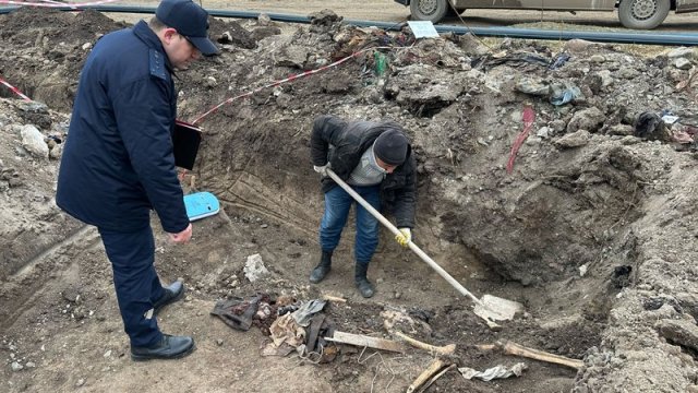 Xocalıda aşkar edilmiş kütləvi məzarlıqdan daha bir azyaşlının qalıqları çıxarıldı - FOTO