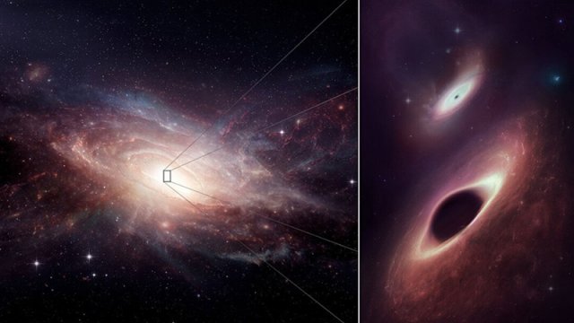 Astronomlar kosmosda ən ağır cüt qara dəliyi aşkar edib