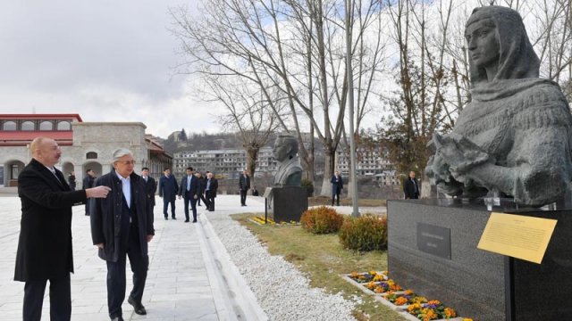 Azərbaycan və Qazaxıstan prezidentləri Şuşaya səfər edib - YENİLƏNİB