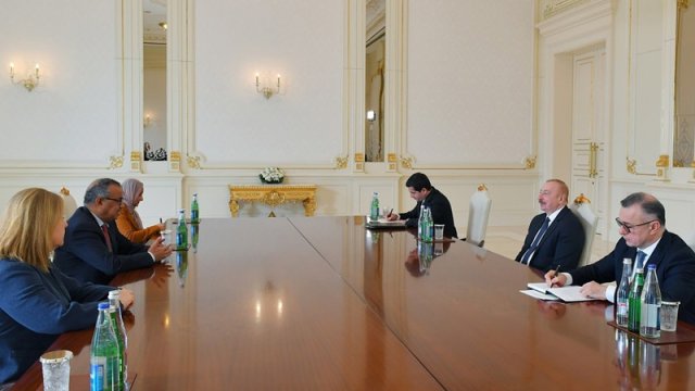 Prezident ÜST-nin Baş direktorunu qəbul etdi