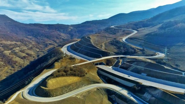 Şuşaya çəkilən yeni avtomobil yolu bu il istifadəyə veriləcək - FOTOLAR