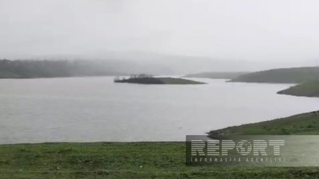 Göytəpə su anbarı 10 ildən sonra ilk dəfə tam doldu