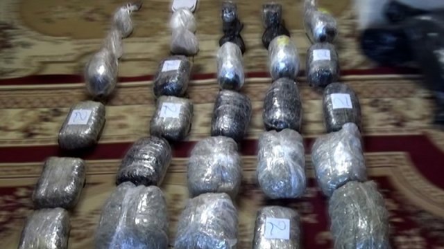 Polis bu şəxsdə 50 kq narkotik aşkarladı - VİDEO