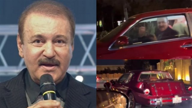 Əməkdar artist retro avtomobili ilə qaydaları pozdu - VİDEO