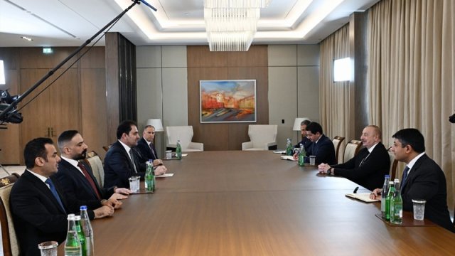 Prezident İraq Parlamentinin sədrini qəbul etdi - YENİLƏNİB