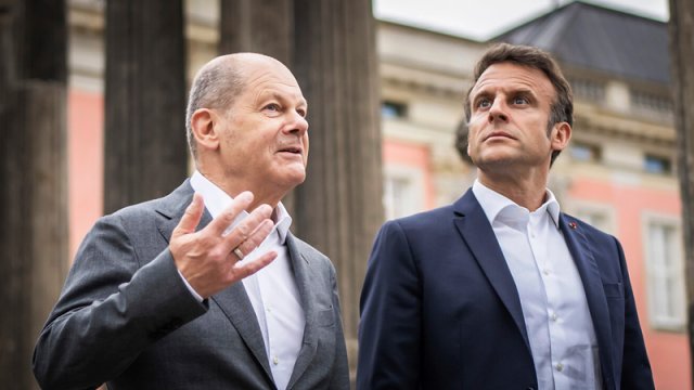 Makron və Şolts Çin liderinin Parisə səfərini restoranda müzakirə edəcək
